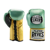 CLETO REYES FIGHT GLOVES TRADITIONAL LACE WBC GREEN