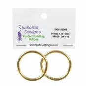 1.25 Brass Ring 2pk