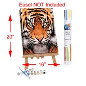 Adult Paint By Numbers: Tiger Face