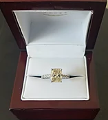 2.41 Carat Pave Cushion Diamond Engagement Ring