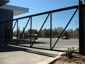 Chain Link Cantilever Gates