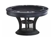 Centennial 2 in 1 Game Table Black Wire Brush