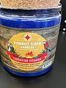 Parrot Safe Candles-Campfire Embers