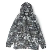 A Bathing Ape Multi Pixel Camo Mesh Hoodie Jacket M (Black)