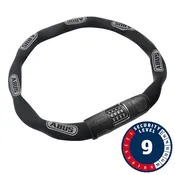Abus 8808C Chain Lock - Combination 2.8 8mm Square Black