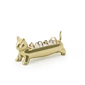 Ali Cat Ring Holder in Brass | Highlow Studio