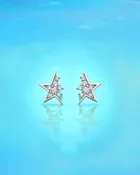 Broken Star Earrings — 9K Gold Diamond Jewelry for Transformation, Resilience & Identity