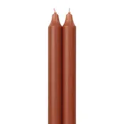 12" Taper Candle Set/2 - Terra Cotta