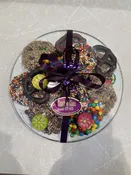 Assorted Chocolate Covered Pretzel Tray (Medium Size) — Touch of Class Gifts