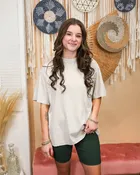 A Casual Day Top- Sand
