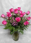 2 DOZEN COLORED ROSES
