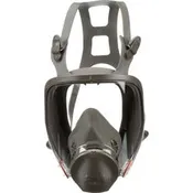 3M 6800 Full Facepiece Reusable Respirator Medium - Gases, Vapor, Particulate Protection - Thermoplastic - Black, Gray - Lightweight - 1 Each