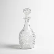 Sandwich 3-mold Blown Decanter — Charles Haver Antiques