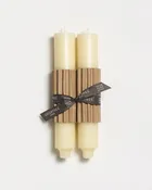 9" Column Taper Candles, Cream