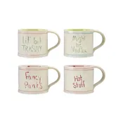 Hand-Painted Stoneware Mug