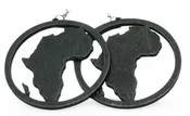AFRICA wooden earrings - Round