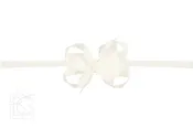 Beyond Creations 1/4" Nylon Headband Medium Scalloped Antique White