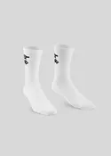 Graffiti Logo Socks - White