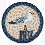 10" Seagull Jute Trivet