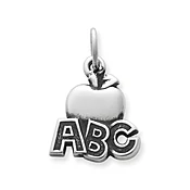 "ABC" Apple Charm