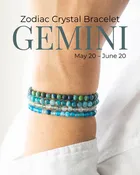 Aquarius Gemstone Bracelet Stack