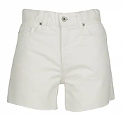 AG Halle High Rise Shorts in Off White