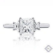 # 109 Princess cut with Trapezoids 1.2ct