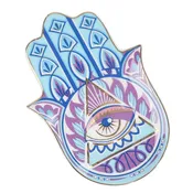Evil Eye-Good Looking Eye Dish-Light Blue & Purple