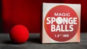 1.5 inch Super Soft Sponge Balls (Red) Bag of 50 from Magic