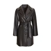 Cappotto in pelle da donna