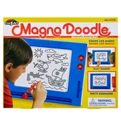 Magna Doodle Retro Magnetic Drawing Board with Pen & Stamps, Erasable Doodle Tablet