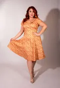 Beverly Dress in Amber Floral