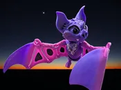 3D Articulated Bat toy.3D Printed Zombie Bat. Flexible 3D Printed Bat Toy.3D Printed Fridge Zombie Bat. Olgas Treasures Shop — Olgas Treasures