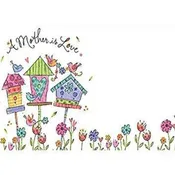 B&B Enclosed Card Watercolor Garden
