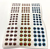 183pc  3 Dimention Pupil Eyes Value Pack