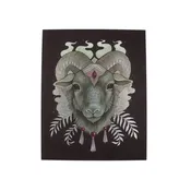 Aries Green Ram Print