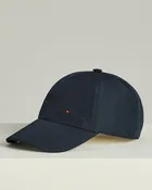 BLACK TECHNICAL FABRIC BASEBALL CAP