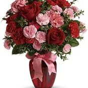 Dance with Me Bouquet with Red Roses