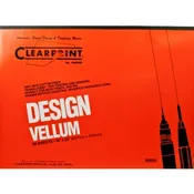 1000H DESIGN VELLUM PLAIN 50-SHEET PAD 18X24