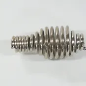 3.5" BBQ Grill Smoker Stove Fire Pit Nickel Plated Steel Spring Handle for 1/2" Rod S2