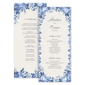 Vintage Blooms - Wedding Program