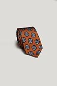 Charest Terracotta Geo Print Tie