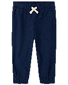 Baby And Toddler Boys Stretch Pull On Jogger Pants - Tan