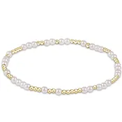 enewton | Hope Unwritten 3mm Bead Bracelet {Pearl}