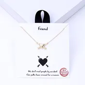 18k Gold Friend Necklace