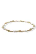 ENewton Classic Gold Sincerity Pattern 4mm Bead Bracelet - Pearl