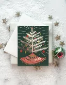 Aluminum Tree Greeting Card