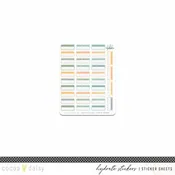 Cocoa Daisy Exclusive "Hydrate" Sticker Sheet