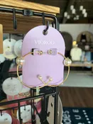 Double Pearl Hoop Earring