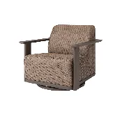 Corte Padded Club Swivel Glider
